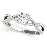 Round Multirow Engagement Ring