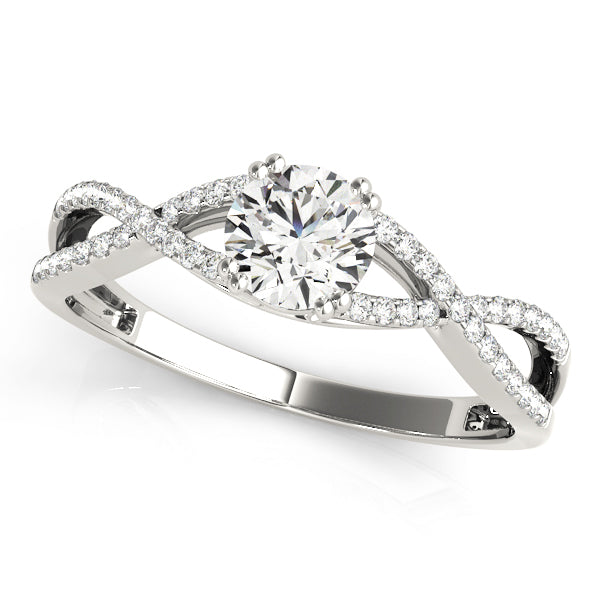 Round Multirow Engagement Ring
