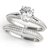 Multirow Engagement Ring - alt view