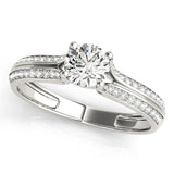 Round Multirow Engagement Ring