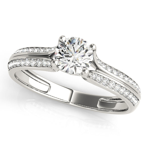Round Multirow Engagement Ring