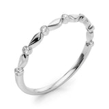 Wedding Bands Bezel-Set - alt view