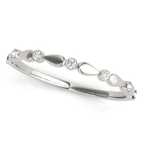 Wedding Bands Bezel-Set