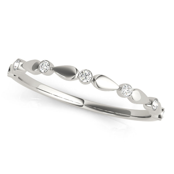 Wedding Bands Bezel-Set
