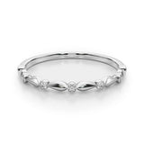 Wedding Bands Bezel-Set - alt view