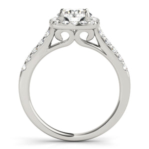 Halo Engagement Ring (Round Center) - alt view