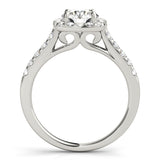 Halo Engagement Ring (Round Center) - alt view