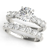 Single-Row Prong-Set Engagement Ring - alt view