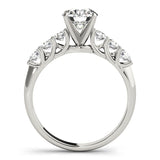 Single-Row Prong-Set Engagement Ring - alt view