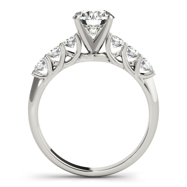 Single-Row Prong-Set Engagement Ring - alt view