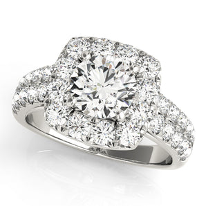 Round Engagement Ring