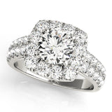 Round Engagement Ring