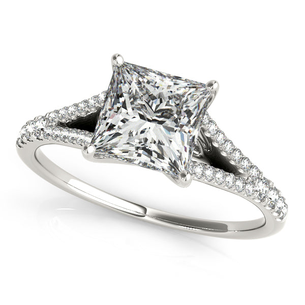 Square Multirow Engagement Ring