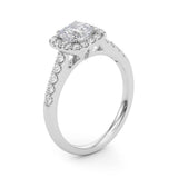 Halo Square & Cushion Engagement Ring (50778-E-11/2)