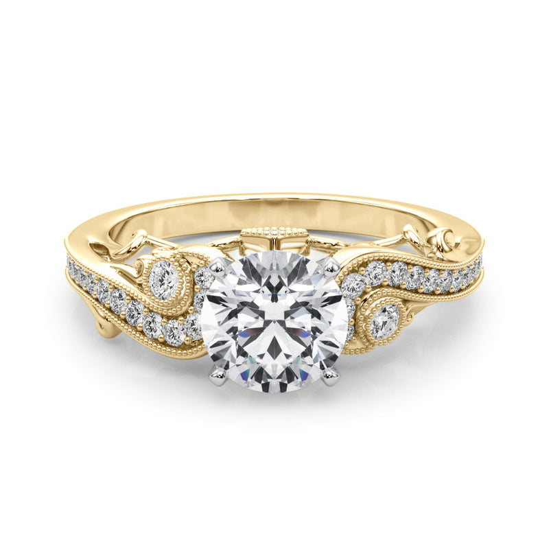Antique Engagement Ring - alt view