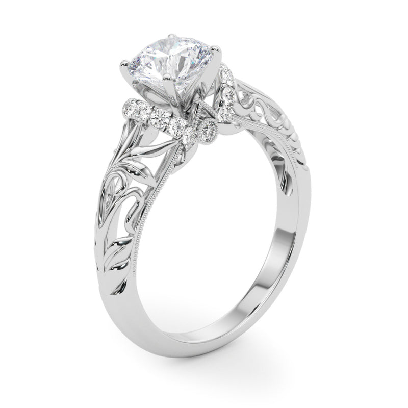 Remounts Any Shape Engagement Ring - alt view