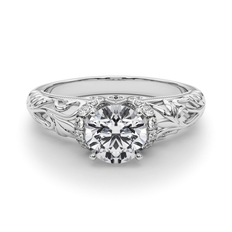 Remounts Any Shape Engagement Ring - alt view