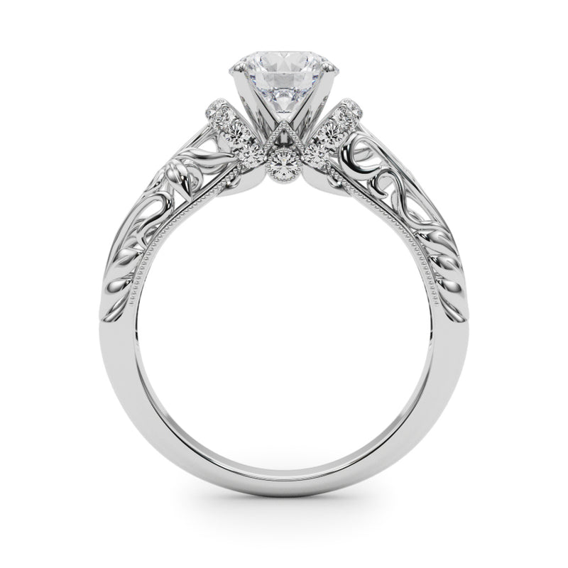Remounts Any Shape Engagement Ring - alt view