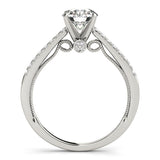 Single-Row Prong-Set Engagement Ring - alt view