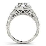 Halo Engagement Ring (Round Center) - alt view