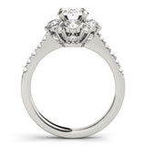 Halo Engagement Ring (Round Center) - alt view