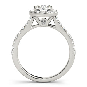 Halo Engagement Ring (Round Center) - alt view