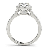 Halo Engagement Ring (Round Center) - alt view