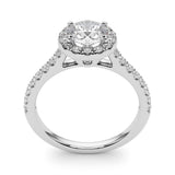 Halo Engagement Ring (Round Center) - alt view