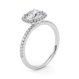 Halo Engagement Ring (Round Center) - alt view