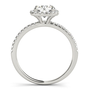 Halo Engagement Ring (Round Center) - alt view