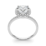 Halo Square & Cushion Engagement Ring (50906-E-5)