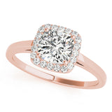 Halo Square & Cushion Engagement Ring (50918-E-6)