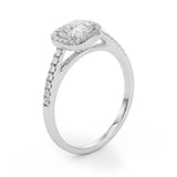Halo Square & Cushion Engagement Ring (50919-E-6)