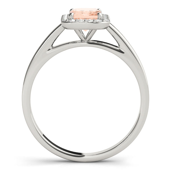Halo Emerald Engagement Ring (50920-E)