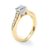 Single-Row Engagement Ring - alt view