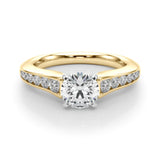 Single-Row Engagement Ring - alt view