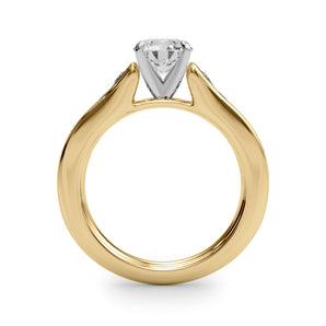 Single-Row Engagement Ring - alt view