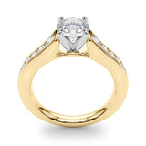 Single-Row Engagement Ring - alt view