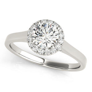 Round Engagement Ring