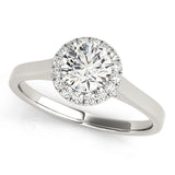 Round Engagement Ring