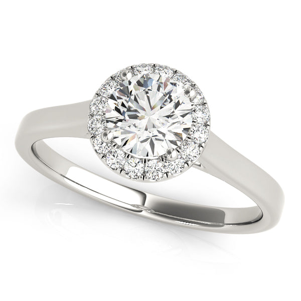 Round Engagement Ring