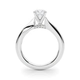 Single-Row Prong-Set Engagement Ring - alt view
