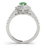 Pear Halo Engagement Ring (50950-E)