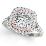 Cushion Halo Engagement Ring (50952-E-6)