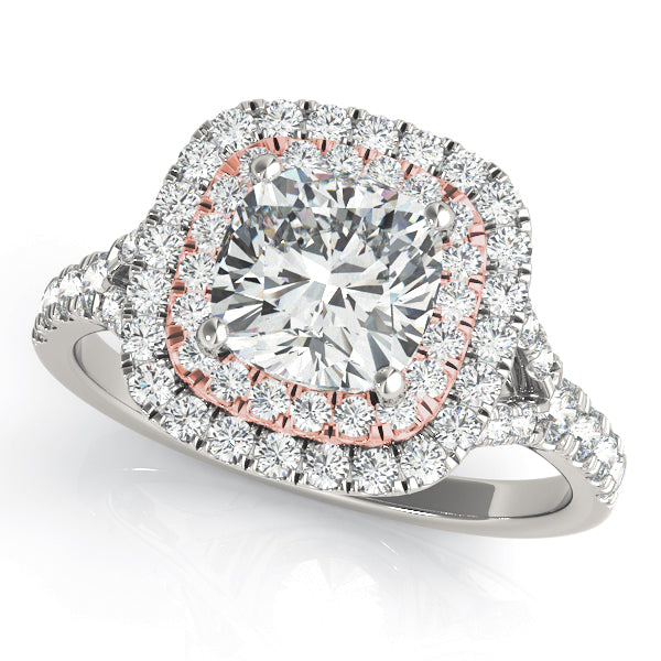 Cushion Halo Engagement Ring (50952-E-6)