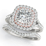 Cushion Halo Engagement Ring (50952-E-5)