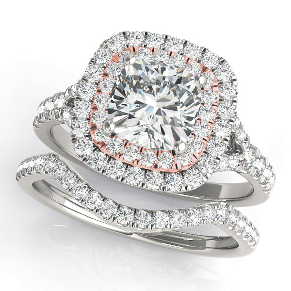 Cushion Halo Engagement Ring (50952-E-6)