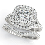 Cushion Halo Engagement Ring (50952-E-7)