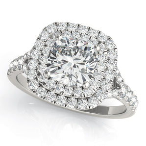 Cushion Halo Engagement Ring (50952-E-6)