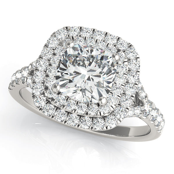 Cushion Halo Engagement Ring (50952-E-6)